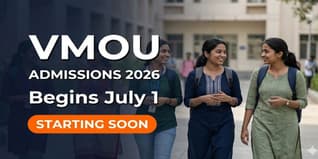 VMOU July Admissions 2026 to Begin from July 1 at online.vmou.ac.in; Check How to Apply
